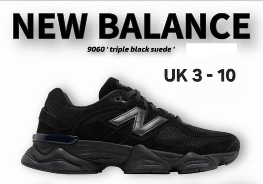 New Balance 9060 Black Suede