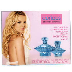 Curious by Britney Spears EDP Spray 100ml + EDP Spray 30ml Combi Pack