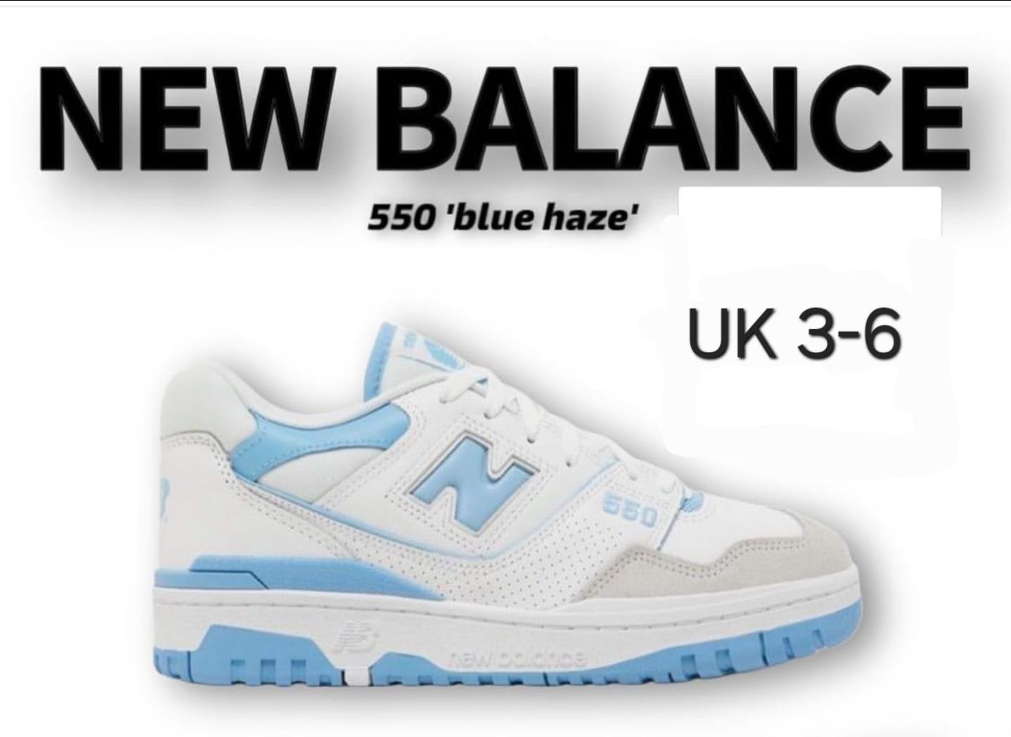 New Balance 550 Blue Haze