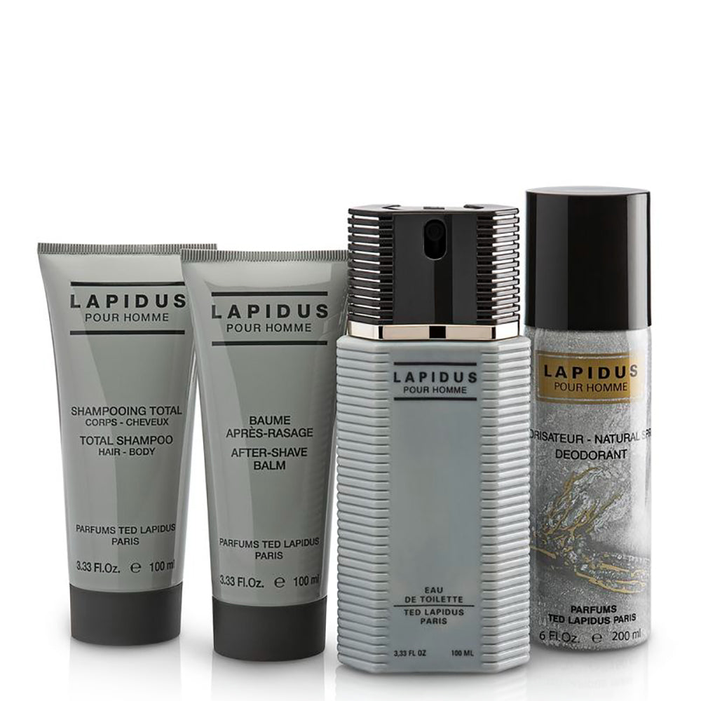 Lapidus Pour Homme Eau de Toilette Spray 100ml Set