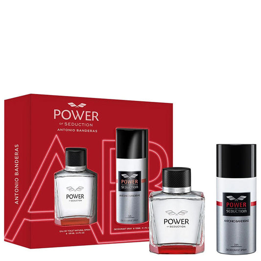 Banderas Power of Seduction Eau de Toilette Spray 100ml Set (slightly tarnished boxes)